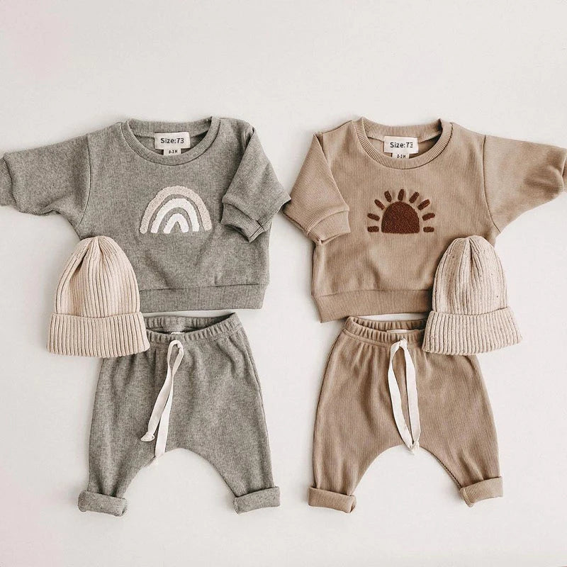 Baby Unisex Clothing Set - Casual Outfit for 0-36 Months