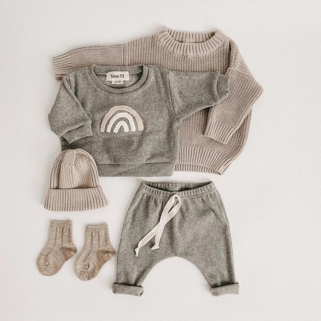 Baby Unisex Clothing Set - Casual Outfit for 0-36 Months