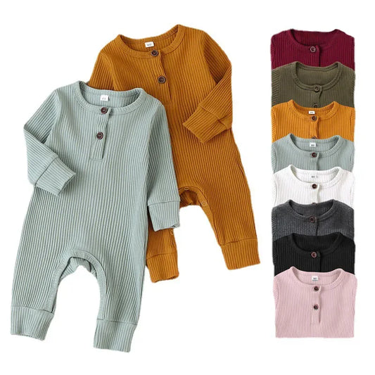 Autumn Newborn Baby Boys & Girls Outfit - Unisex Cotton, True to Size for 0-24 Months